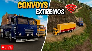 CONVOYS LATINOS EN RUTAS MORTALES DE BOLIVIA  DRIVER JOBS ONLINE [upl. by Airotkiv275]