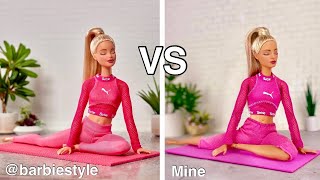 Recreating Popular BARBIE Doll INSTAGRAM Photos  Barbie Doll Videos [upl. by Cordova]