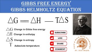 Gibbs Free Energy I Gibbs Free Energy Thermodynamics I Gibbs Helmholtz Equationgibbsfreeenergy [upl. by Bowman]