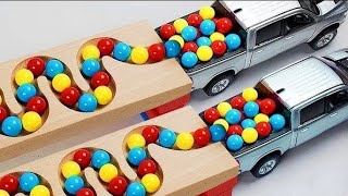 Marble Run Race ☆ HABA Slope amp Retro Truck Garbage Truck Long Version 2025 [upl. by Eniruam]