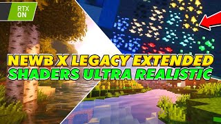 TOP BEST SHADERS MCPE 120 REALISTIC TERBAIK RINGAN  Newb x Legacy Shaders rtx shaders mcpe [upl. by Quinlan375]