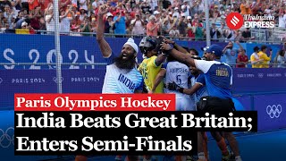 Hockey India Secures SemiFinal Spot At Paris Olympics After Victory Against Great Britain [upl. by Calvo962]