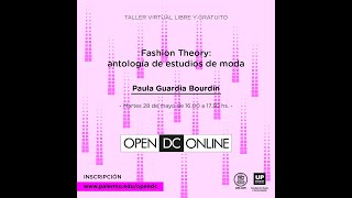 Fashion Theory antología de estudios de moda  Docente Paula Guardia Bourdin [upl. by Mord33]