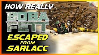 How Boba Fett Really Escaped from Sarlacc Pit ANIMATION [upl. by Refannej]