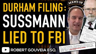 DURHAM SUSSMANN LIED to FBI in TEXTS While JOFFE Emails CONFIRM COLLUSION HOAX 61 [upl. by Kralc]