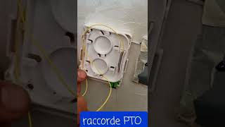 raccordement PTO Prise Terminal Optique FTTH MAROC [upl. by Limann]