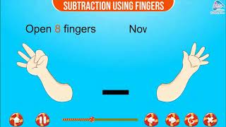 SUBTRACTION SUBTRACTION USING FINGERS [upl. by Ydnyc233]