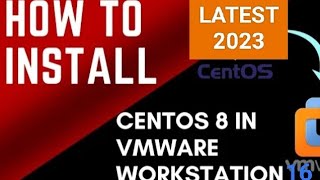 how to install CentOS 8 on VMware workstation 16  CentOS 8 installation on VMware workstation [upl. by Kiah]