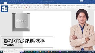 how to fix if insert key is not working in Microsoft word [upl. by Krispin]