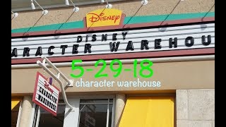 Disney Character Warehouse and Disney stuff at Coach 5292018 [upl. by Gardner]