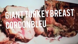 Roast Turkey Breast Ballotine de Dinde Roll Cordon Bleu  Gingerbread Cottage [upl. by Nylirad]