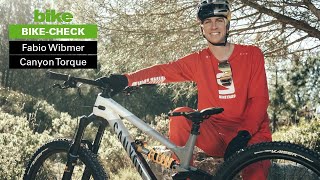 BikeCheck Fabio Wibmer  Canyon Torque CF Mullet [upl. by Slocum649]