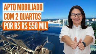 Apartamento de 2 quartos mobiliado por R 550 Mil no Jardim Oceania João Pessoa  PB [upl. by Malinowski]