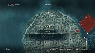 Assassins creed 4 all treasure maps Locations 122 [upl. by Charissa]