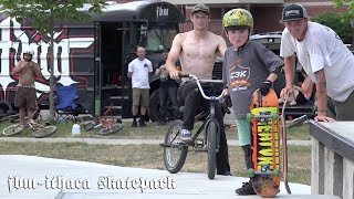 BMX FBM at the Ithaca Skatepark [upl. by Nelac128]