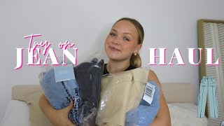 JEAN HAUL  FINDING THE PERFECT PAIR OF JEANS BERSHKA STRADIVARIUS COLLUSION [upl. by Novla]