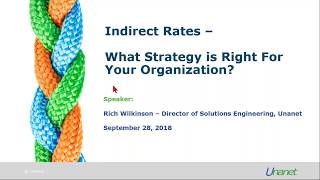 Indirect Rates – What Strategy is Right For Your Organization [upl. by Nnaj]