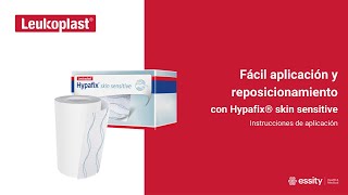 Leukoplast  Fácil aplicación y reposicionamiento con Hypafix skin sensitive [upl. by Parke264]