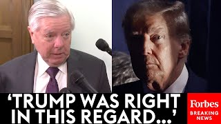 BREAKING NEWS Lindsey Graham Reacts To Trumps Attacks Against Him Over Abortion [upl. by Annenn]