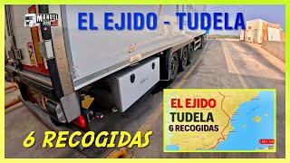 Viaje de EL EJIDO a TUDELA y 6 RECOGIDAS inposible llegar camión misiones objetivo [upl. by Given]