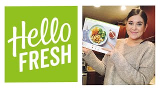 HelloFresh Review  Unboxing Prep amp Cooking [upl. by Mallen891]