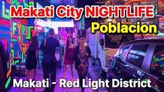 Philippines MAKATI CITY NIGHTLIFE  Night Walk at Poblacion  Red Light District [upl. by Eelnodnarb294]