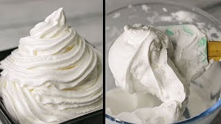 How To Whip Cream  Stiff Peaks Whipped Cream  How To Make Whipped Cream  Yummy [upl. by Lavinie]