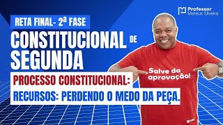 7 Constitucional de Segunda  Reta Final  Recursos na Constituição  Perdendo o medo da peça [upl. by Arand]