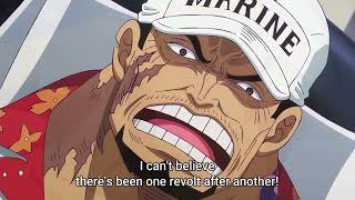 Akainu Dispatches All Seraphims Vs Revolutionary Revolts English Sub [upl. by Jinny]