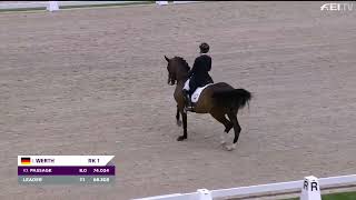 Isabell Werth amp DSP Quantaz  FEI Dressage World Cup™ presented by RS2 Dressage [upl. by Sik]