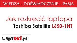 LApTOKIpL  Jak rozkręcić Toshiba L6501NT  How to disassemble Toshiba L6501NT [upl. by Onaivlis]