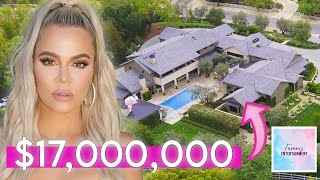 Khloe Kardashian  House Tour 2024  37 Million Hidden Hills Mansion and New Renovations [upl. by Ahsrop]