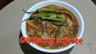 Ginisang sayote with sardinas houserecipe pagkaingpinoy lutongpinoy lutongbahay lutongprobinsya [upl. by Clotilda]