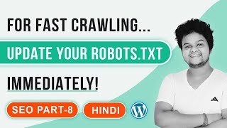 How to Create Best Robotstxt File For WordPress Website  SEO Tutorial In Hindi 2021  Part 8 [upl. by Couq992]