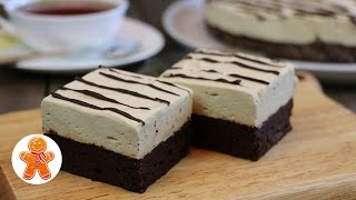 Брауни с муссом из маршмеллоу ✧ Marshmallow Mousse Brownies English Subtitles [upl. by Isac]