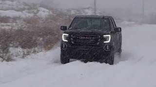 2019 GMC SIERRA AT4 OFFROAD SNOW ACTION [upl. by Jos]