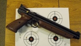 Review Crosman 1377C American Classic MultiPump 177 Cal Pellet Pistol [upl. by Auhsuj55]