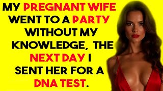 My Pregnant Wife Went To A Party Without My Knowledge The Next Day I Sent Her For a DNA Test [upl. by Killion]