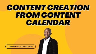 Content Creation From Content Calendar  Practical Content Marketing Training contentmarketing [upl. by Yeldah]