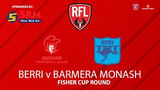 2023 Riverland Football League Fisher Cup Round Berri v Barmera Monash [upl. by Mccreary]