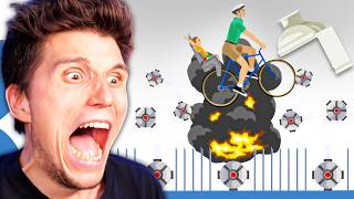 Ich qualifiziere mich für NINJA WARRIOR GERMANY in Happy Wheels [upl. by Grunberg765]