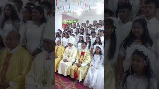 Holy Confirmation  Archbishop Vincent Aind  Lalpur  Ranchi Arch Diocese 2024 [upl. by Alag]