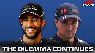 Red Bulls Driver Dilemma Serigo Perez or Daniel Ricciardo [upl. by Ranjiv]