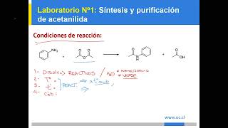 Exp 2 Sintesis de acetanilida [upl. by Nymsaj934]