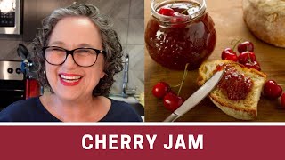 How to Make Easy Cherry Jam Recipe  The Frugal Chef [upl. by Manara]