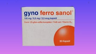 Gyno Ferro sanol nedir  Gyno Ferro sanol ne için kullanılır [upl. by Bywoods]