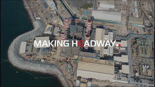 AL LAYYAH 1026 MW COMBINED CYCLE POWER PLANT UAE Close Up Video [upl. by Annairba678]