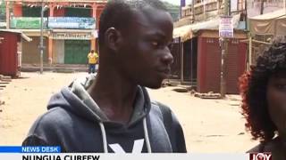 Nungua Curfew  News Desk on Joy News 3317 [upl. by Placido480]