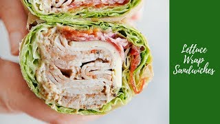 Lettuce Wrap Sandwiches  Lexis Clean Kitchen [upl. by Alleuqram]