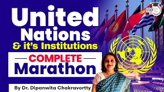 United Nations and its Institutions in 1 Marathon  Organisations  UPSC [upl. by Eimmit241]